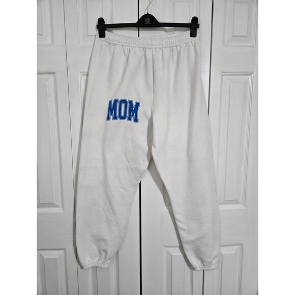 Gildan large women's white mom sweat pants - Picture 1 of 9